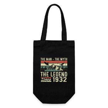 Retro 1932 Vintage - Cadeau D’anniversaire 1932 - Sac à bouteille - noir - Devant