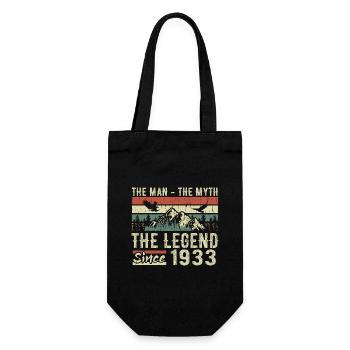 Retro 1933 Vintage - Cadeau D’anniversaire 1933 - Sac à bouteille - noir - Devant