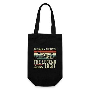 Retro 1931 Vintage - Cadeau D’anniversaire 1931 - Sac à bouteille - noir - Devant