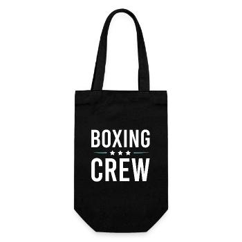 Boxing Crew - Gift Bag for Bottles - black - Front