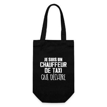 Je suis un Chauffeur de taxi qui déchire - Sac à bouteille - noir - Devant