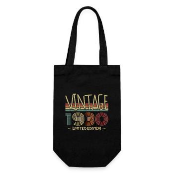 Vintage 1930 Cadeau Anniversaire 1930 Rétro1930 - Sac à bouteille - noir - Devant