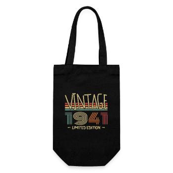 Vintage 1941 Cadeau Anniversaire 1941 Rétro1941 - Sac à bouteille - noir - Devant