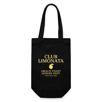 Club Limonata - Amalfi Coast Leisure Dept. - Geschenkbeutel für Flaschen - Schwarz - Vorne