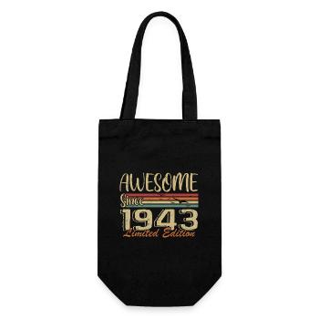 Les légendes sont nées en 1943 Vintage 1943 - Sac à bouteille - noir - Devant
