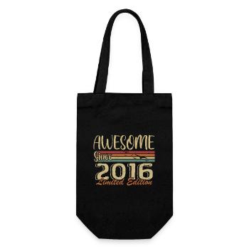 The Legends Are Born In 2016 Vintage 2016 - Gift Bag for Bottles - black - Front