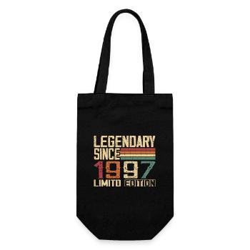 Original 1997 Jahrgang 1997 Geburtstagsgeschenk - Geschenkbeutel für Flaschen - Schwarz - Vorne