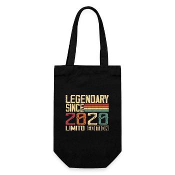 Original 2020 Vintage Geburtstagsgeschenk 2020 - Geschenkbeutel für Flaschen - Schwarz - Vorne