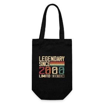 Original 2000 Vintage 2000 Geburtstagsgeschenk - Geschenkbeutel für Flaschen - Schwarz - Vorne