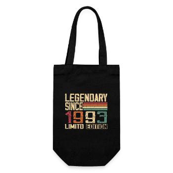 Original 1993 Jahrgang 1993 Geburtstagsgeschenk - Geschenkbeutel für Flaschen - Schwarz - Vorne