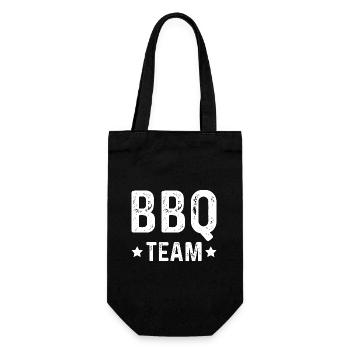 Bbq Team - Geschenkbeutel für Flaschen - Schwarz - Vorne