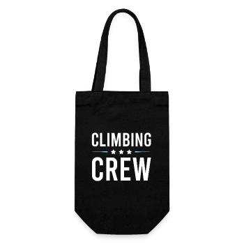 Climbing Crew - Geschenkbeutel für Flaschen - Schwarz - Vorne