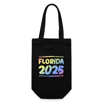 Floride 2025 Coloré - Sac à bouteille - noir - Devant