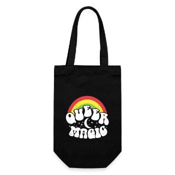 Graphique magique queer - Sac à bouteille - noir - Devant