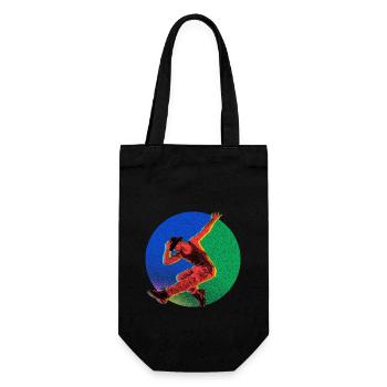 Hip Hop Dance Aesthetic - Gift Bag for Bottles - black - Front