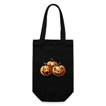 Pumpkin Halloween Party - Gift Bag for Bottles - black - Front