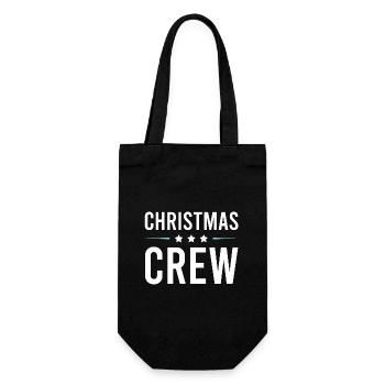 Équipage de Noël - Sac à bouteille - noir - Devant
