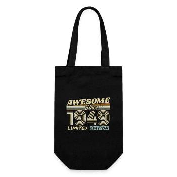 Vintage 1949 Rétro - Cadeau D’anniversaire 1949 - Sac à bouteille - noir - Devant
