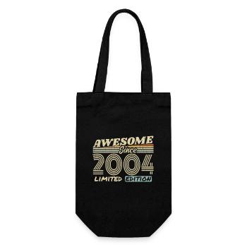 Vintage 2004 Rétro - Cadeau D’anniversaire 2004 - Sac à bouteille - noir - Devant