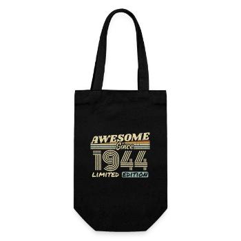 Vintage 1944 Rétro - Cadeau D’anniversaire 1944 - Sac à bouteille - noir - Devant