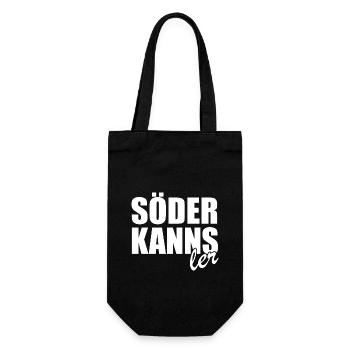 Söder kanns - Kanzler - Kanzlerkandidat - Geschenkbeutel für Flaschen - Schwarz - Vorne
