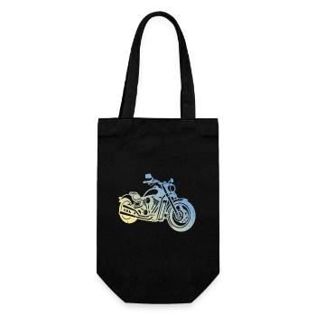 Motorcycle Biker - Gift Bag for Bottles - black - Front