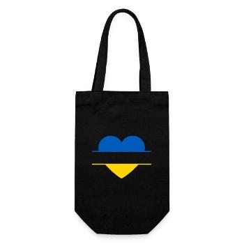 Cœur d’Ukraine - Sac à bouteille - noir - Devant