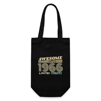 Vintage 1966 Rétro - Cadeau D’anniversaire 1966 - Sac à bouteille - noir - Devant