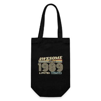 Vintage 1989 Rétro - Cadeau D’anniversaire 1989 - Sac à bouteille - noir - Devant