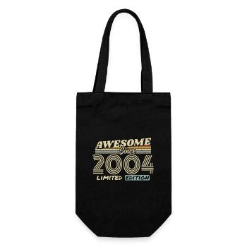 Vintage 2004 Rétro - Cadeau D’anniversaire 2004 - Sac à bouteille - noir - Devant