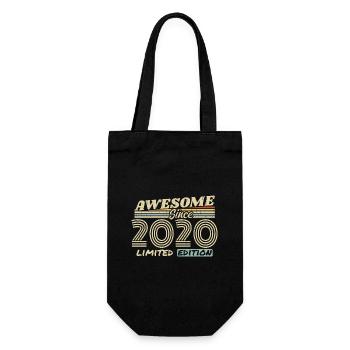 Vintage 2020 Rétro - Cadeau D’anniversaire 2020 - Sac à bouteille - noir - Devant
