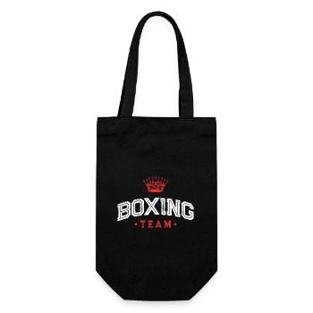 Boxing Team - Gift Bag for Bottles - black - Front