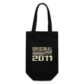 2011 Fêtes D’anniversaire - Cadeau Retro 2011 - Sac à bouteille - noir - Devant