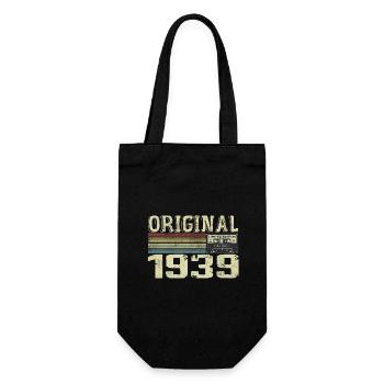 1939 Fêtes D’anniversaire - Cadeau Retro 1939 - Sac à bouteille - noir - Devant