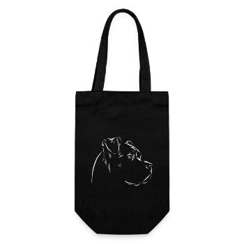 Cane Corso - Fan de chien - Sac à bouteille - noir - Devant