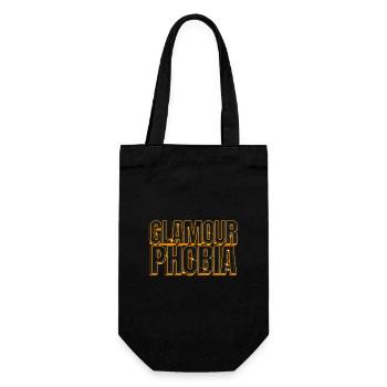 Glamourphobia Glamour Phobia Edel Glitzer Phobie - Geschenkbeutel für Flaschen - Schwarz - Vorne