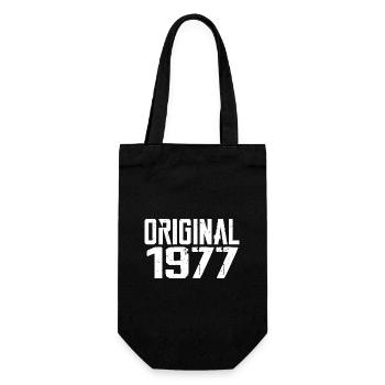 1977 Vintage Cadeau Anniversaire Rétro Cadeau 1977 - Sac à bouteille - noir - Devant