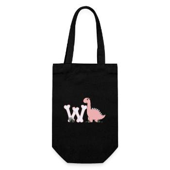 Lettre W - Sac à bouteille - noir - Devant