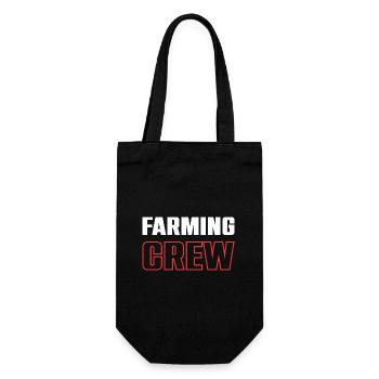 Farming Crew - Geschenkbeutel für Flaschen - Schwarz - Vorne
