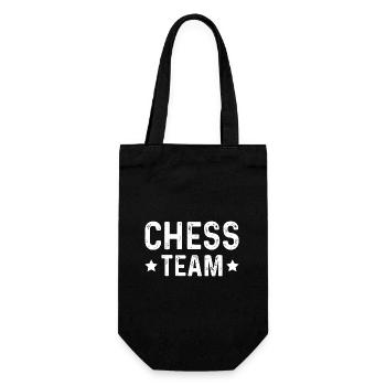 Chess Team - Gift Bag for Bottles - black - Front