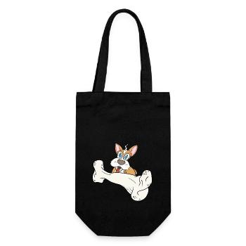 Dream big and then chase the dreams - Gift Bag for Bottles - black - Front