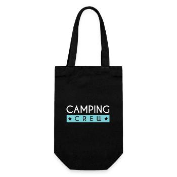 Camping Crew - Gift Bag for Bottles - black - Front