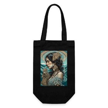 Ghotic Class - Gift Bag for Bottles - black - Front