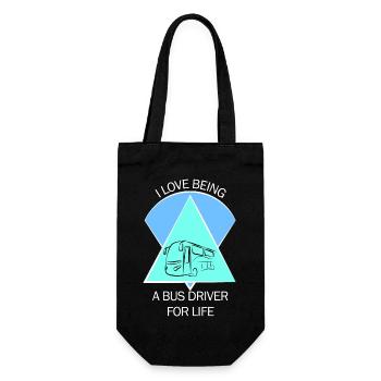 Bus Bus Driver School Bus Bus Bus Driver - Gift Bag for Bottles - black - Front