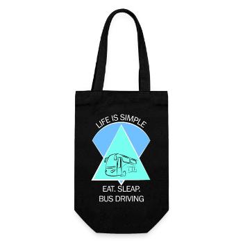Bus Bus Driver School Bus Bus Bus Driver - Gift Bag for Bottles - black - Front