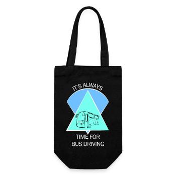 Bus Bus Driver School Bus Bus Bus Driver - Gift Bag for Bottles - black - Front