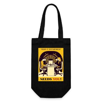 Département informatique - Sac à bouteille - noir - Devant