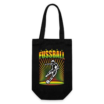 Joueur de football Cadeau de joueur de football - Sac à bouteille - noir - Devant