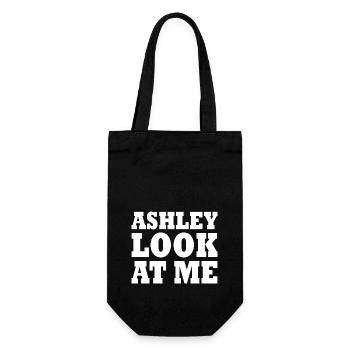 Ashley look at me - Gift Bag for Bottles - black - Front