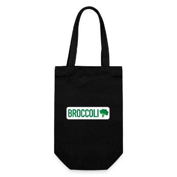 Brocoli - Sac à bouteille - noir - Devant